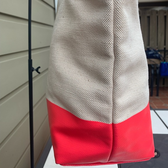 Kate Spade Summer Heritage Logo Dipped Canvas Tote - Picture 6 of 11